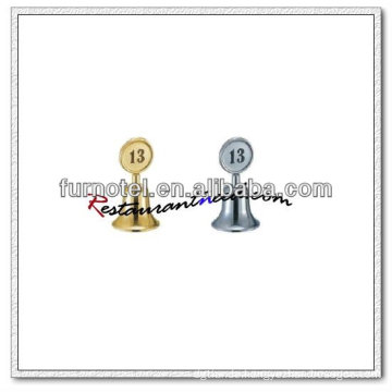 T236 Stainless Steel Bell Shape Table Number Stand